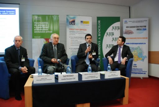 Participare la conferința „Oportunităţi de atragere a investiţiilor şi finanţarea sectorului privat", noiembrie 2012